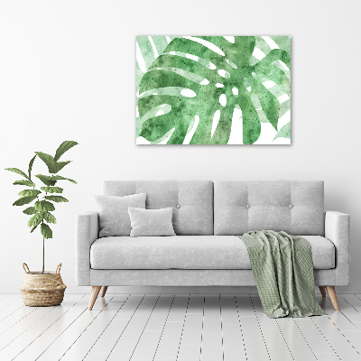 Tableau imprimé sur verre Monstera