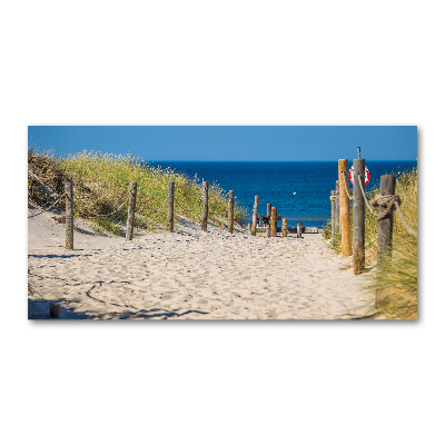 Tableau photo sur verre Les dunes de mer