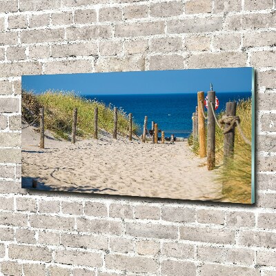 Tableau photo sur verre Les dunes de mer