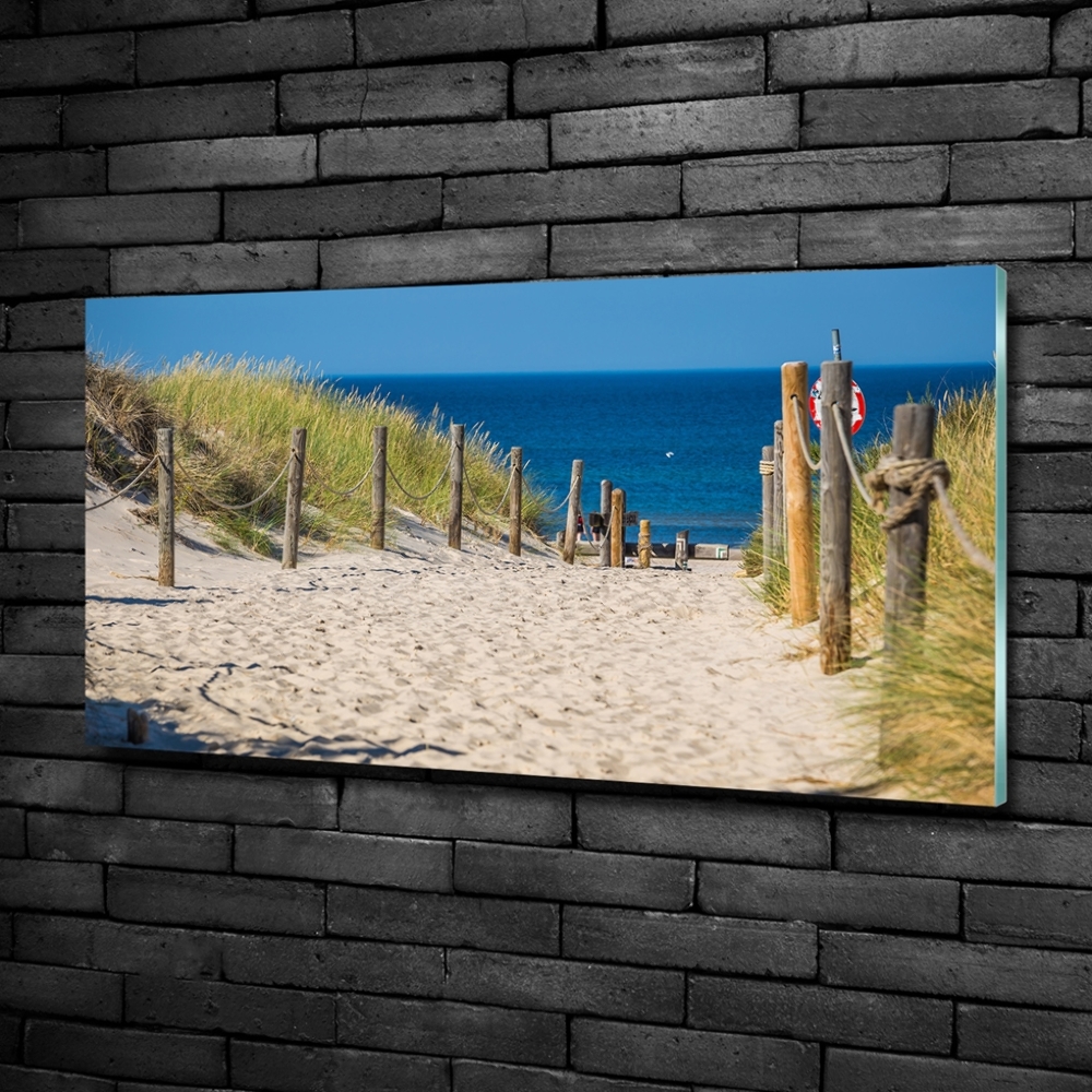 Tableau photo sur verre Les dunes de mer