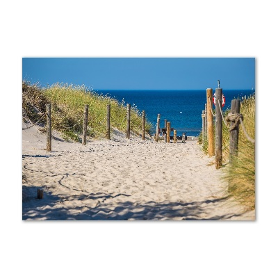 Tableau photo sur verre Les dunes de mer