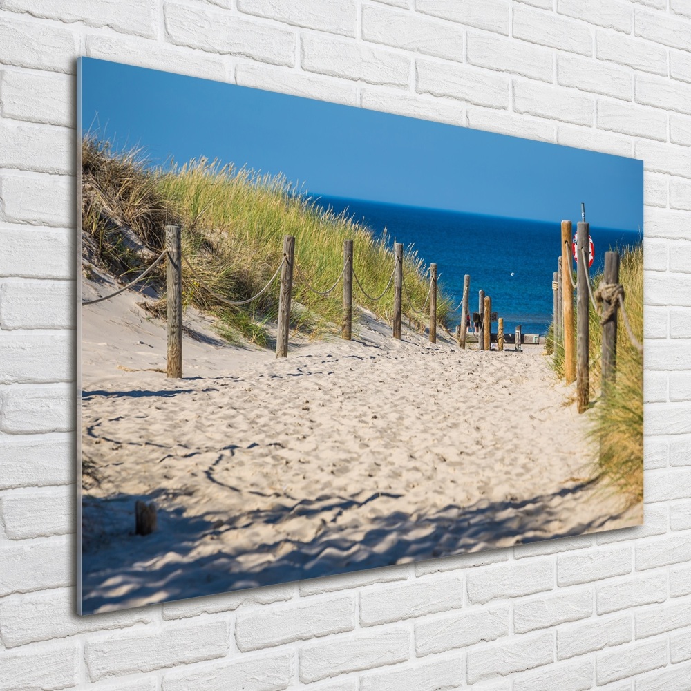 Tableau photo sur verre Les dunes de mer