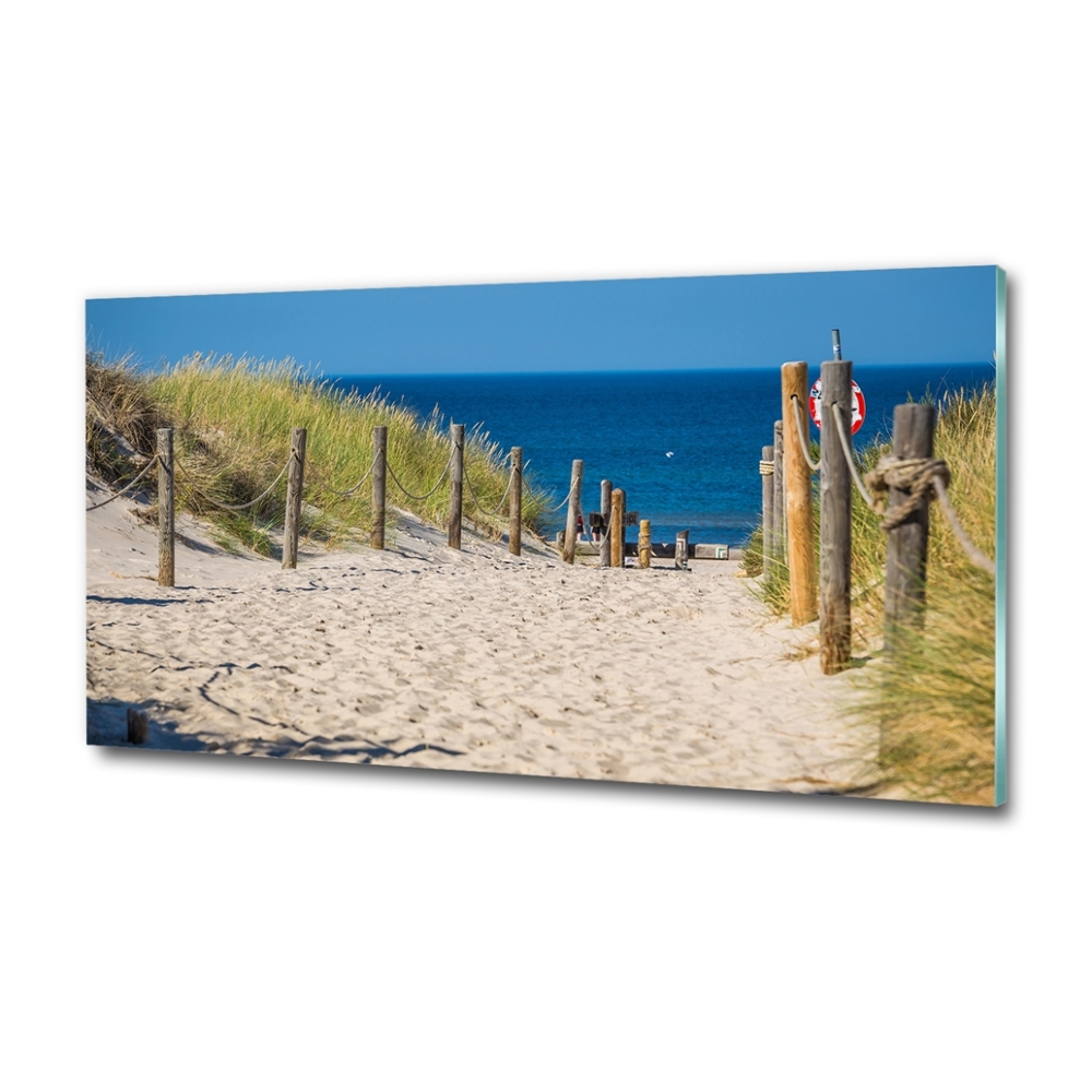 Tableau photo sur verre Les dunes de mer