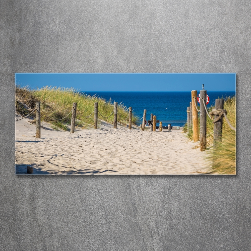 Tableau photo sur verre Les dunes de mer