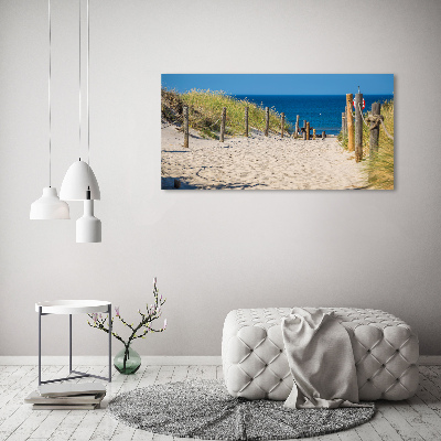 Tableau photo sur verre Les dunes de mer