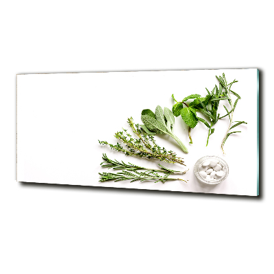 Tableau imprimé sur verre Herbes