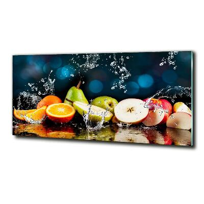 Tableau photo sur verre Fruits et eau