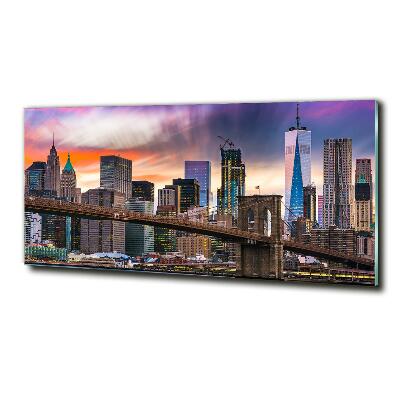 Tableau photo sur verre USA Manhattan