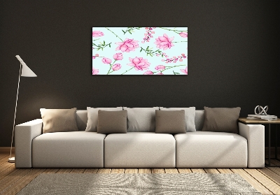 Tableau photo sur verre Fleurs et baies