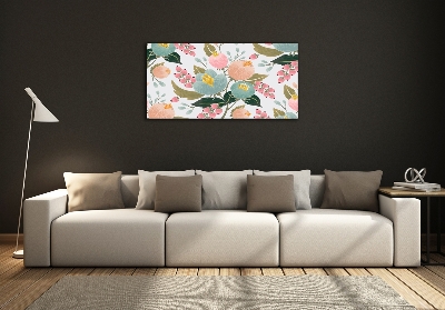 Tableau photo sur verre Fleurs de cerisier