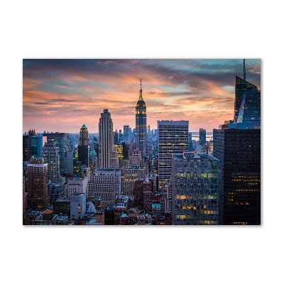 Tableau sur verre USA Manhattan