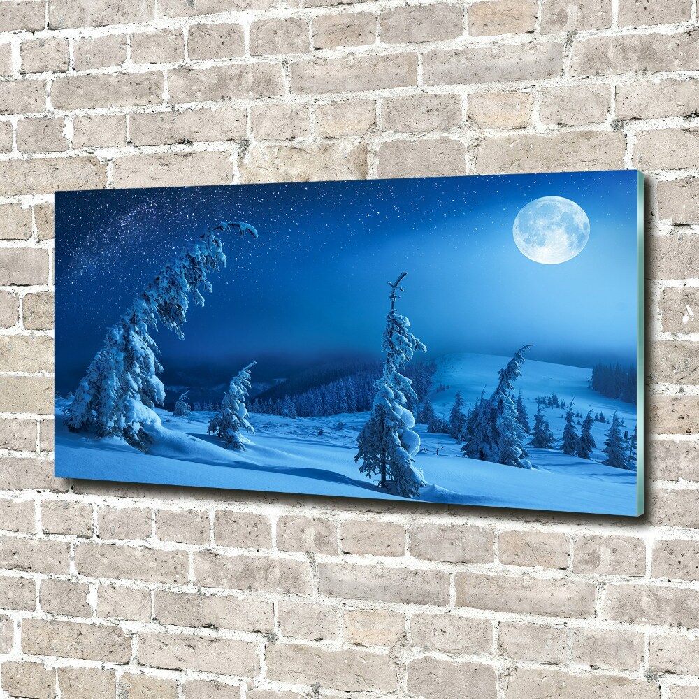 Tableau photo sur verre Clair de lune