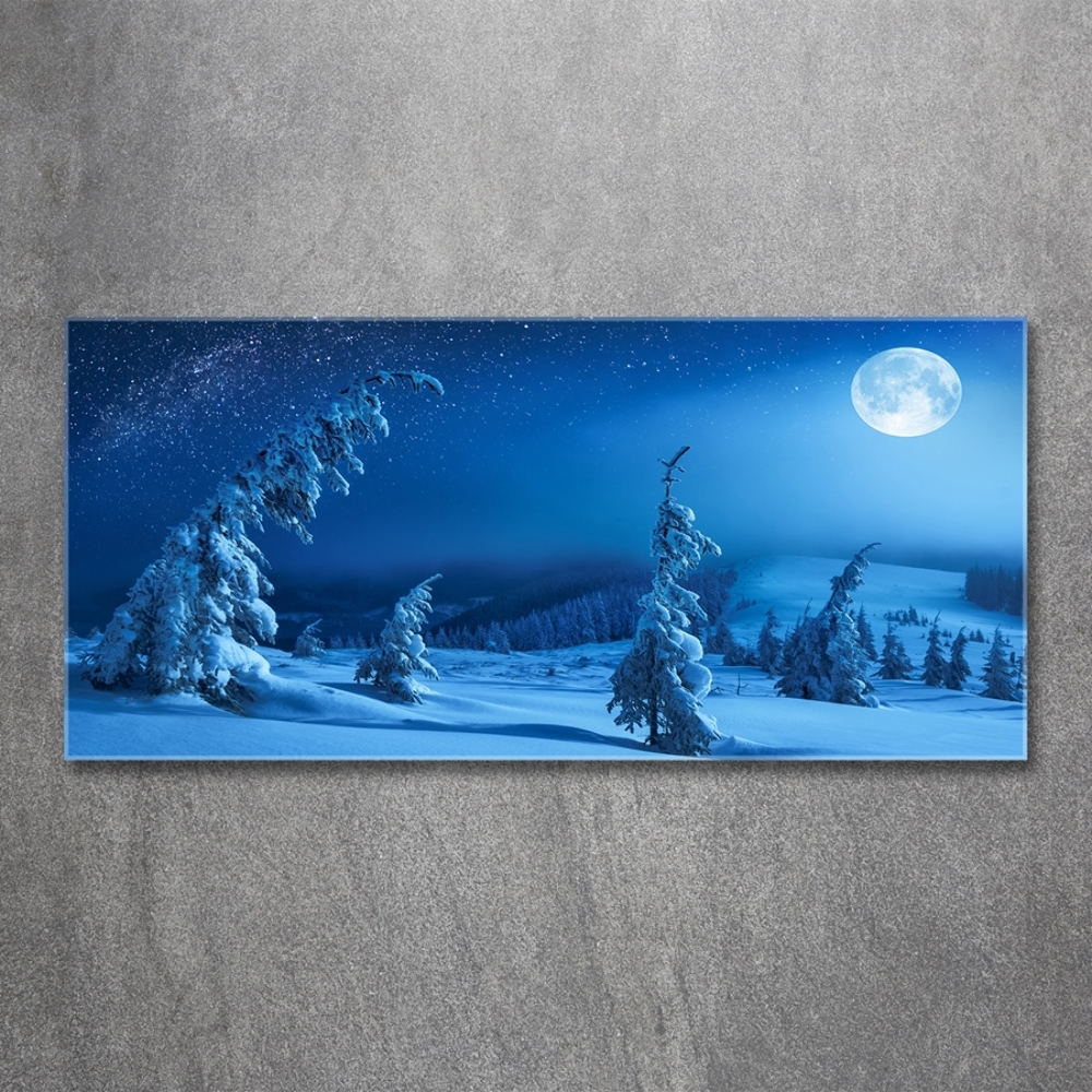 Tableau photo sur verre Clair de lune