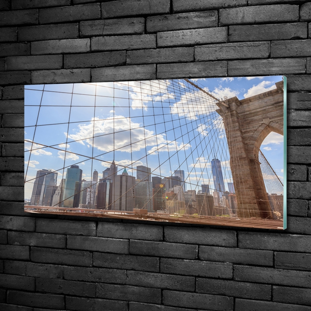 Tableau en verre Pont de New York