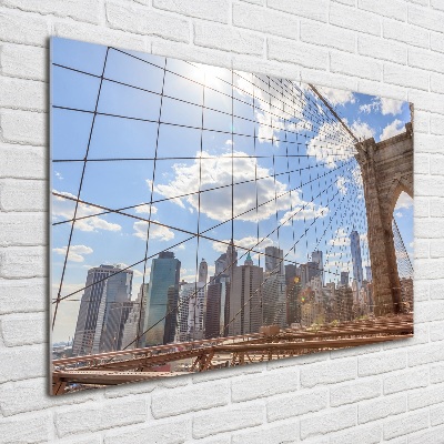 Tableau en verre Pont de New York