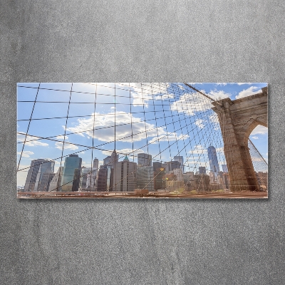 Tableau en verre Pont de New York