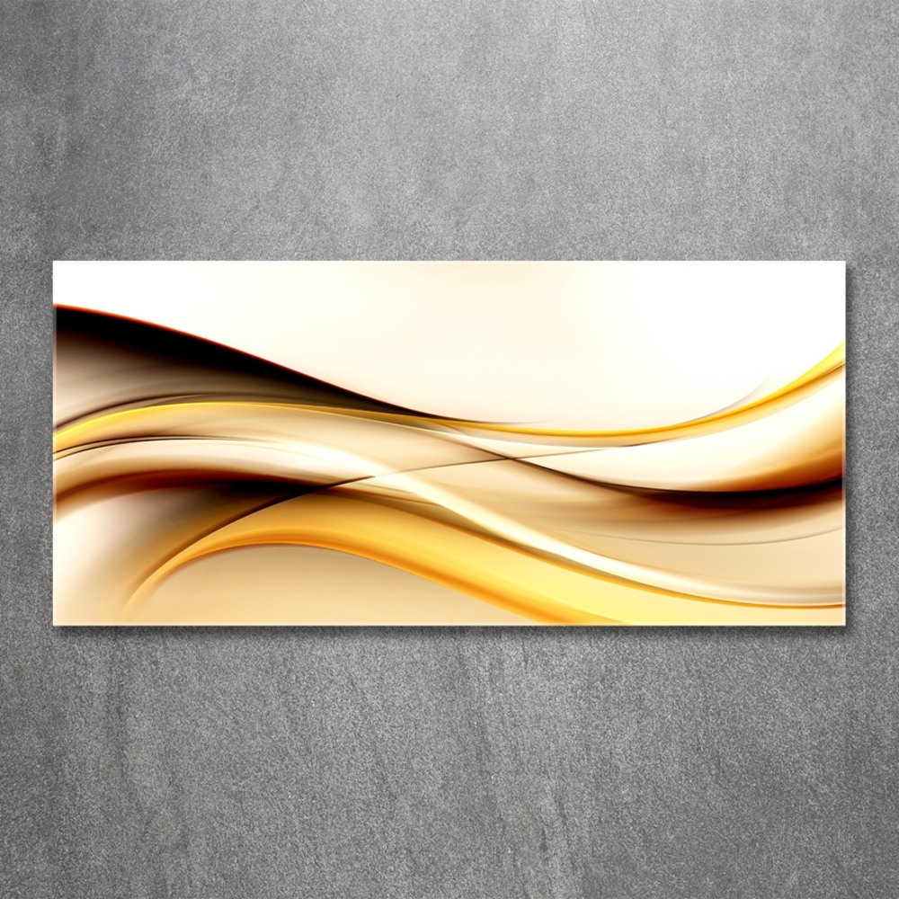 Tableau sur verre Vagues abstraites