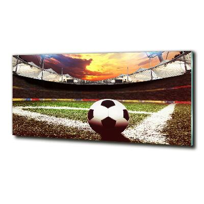 Tableau imprimé sur verre Football sur le stade