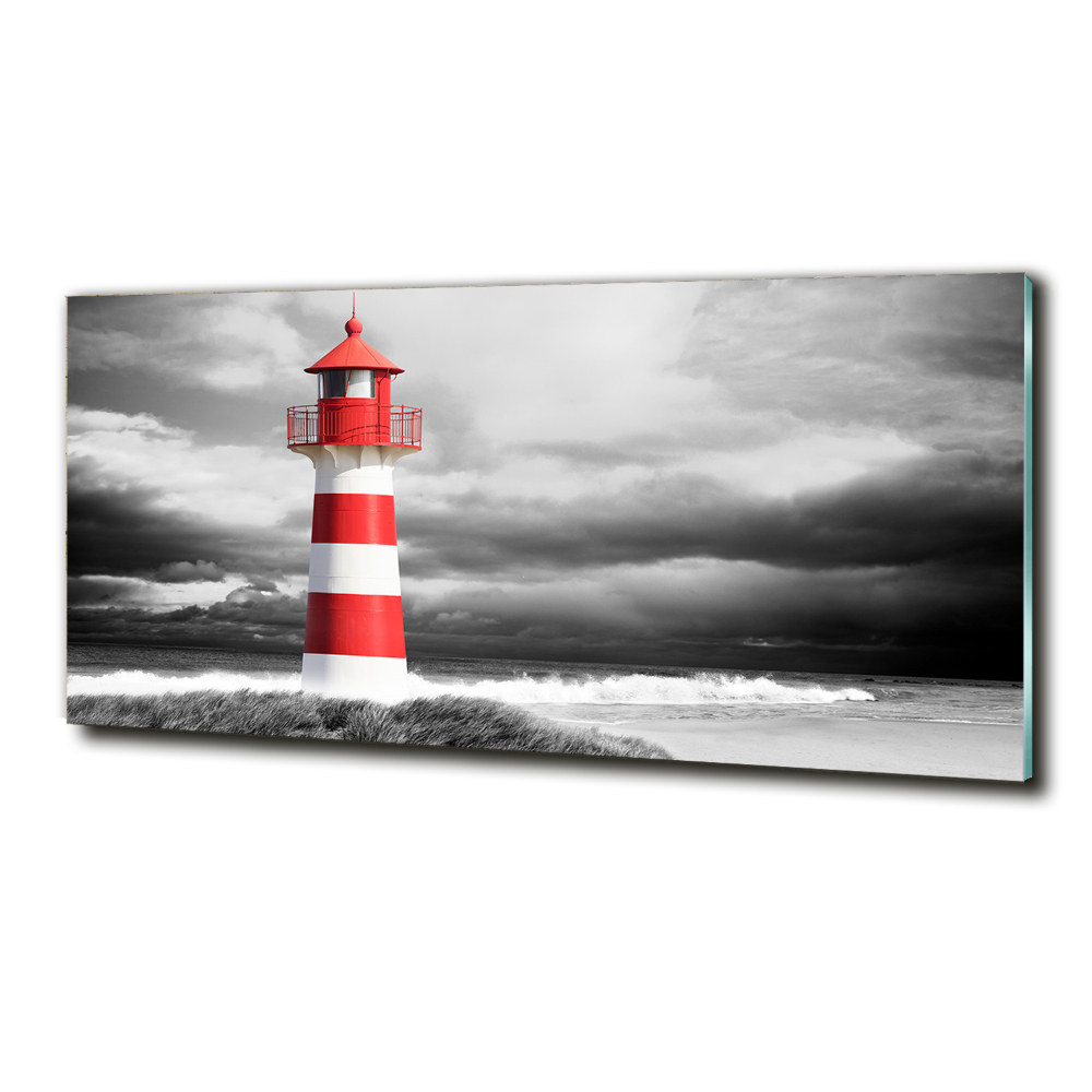 Tableau photo sur verre Phare