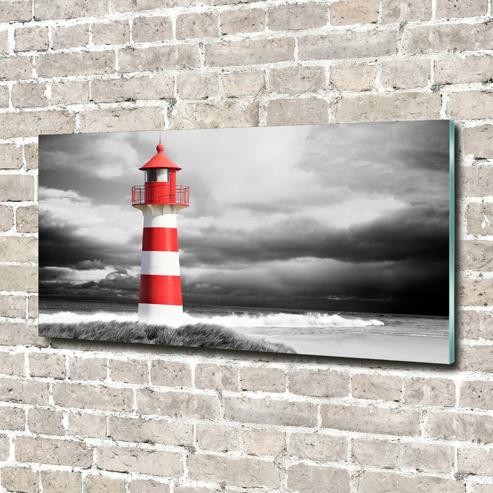 Tableau photo sur verre Phare