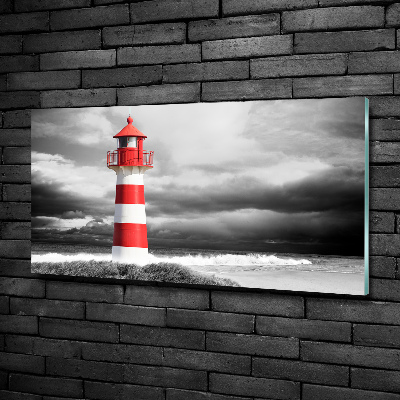 Tableau photo sur verre Phare