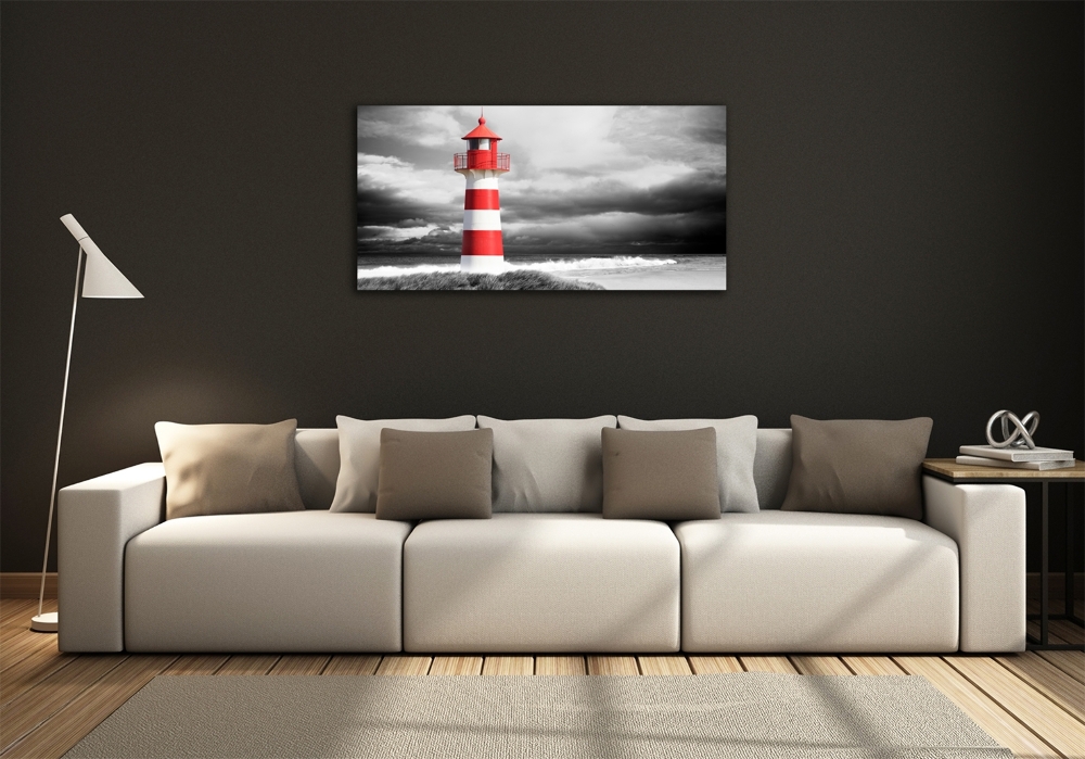 Tableau photo sur verre Phare