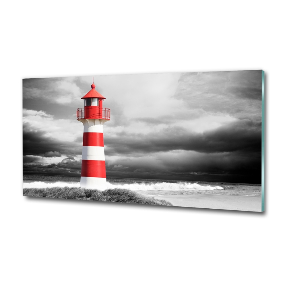 Tableau photo sur verre Phare