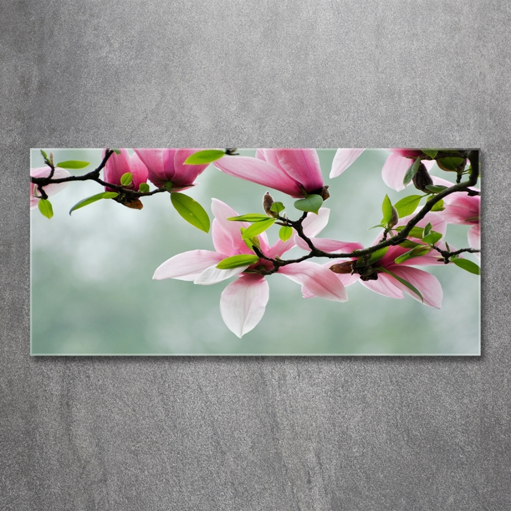 Tableau en verre Le magnolia