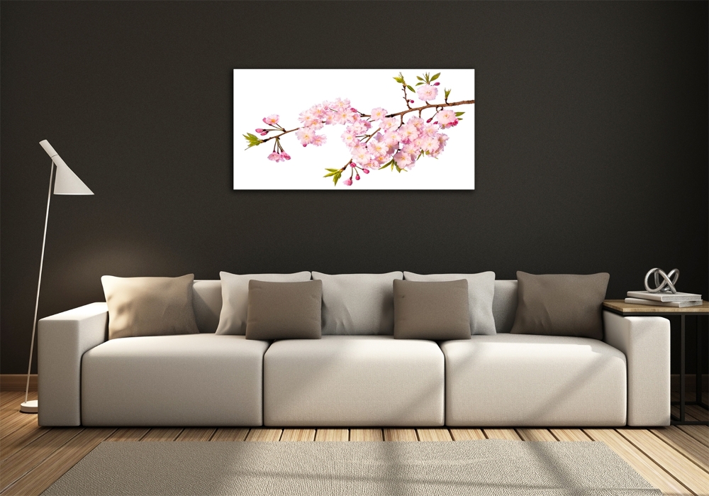 Tableau photo sur verre Rose sauvage