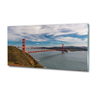 Tableau en verre Le pont de San Francisco