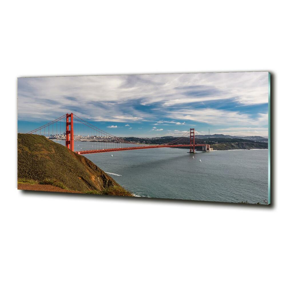 Tableau en verre Le pont de San Francisco