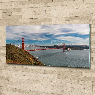 Tableau en verre Le pont de San Francisco