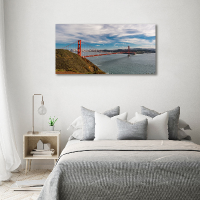 Tableau en verre Le pont de San Francisco