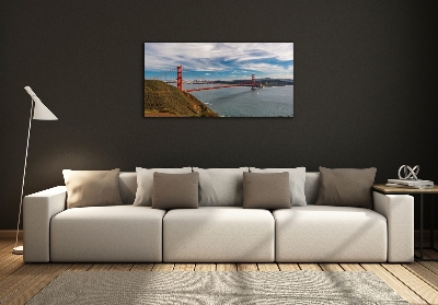 Tableau en verre Le pont de San Francisco