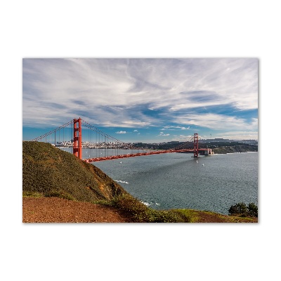 Tableau en verre Le pont de San Francisco