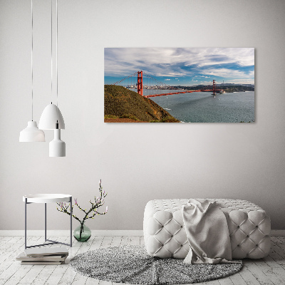 Tableau en verre Le pont de San Francisco