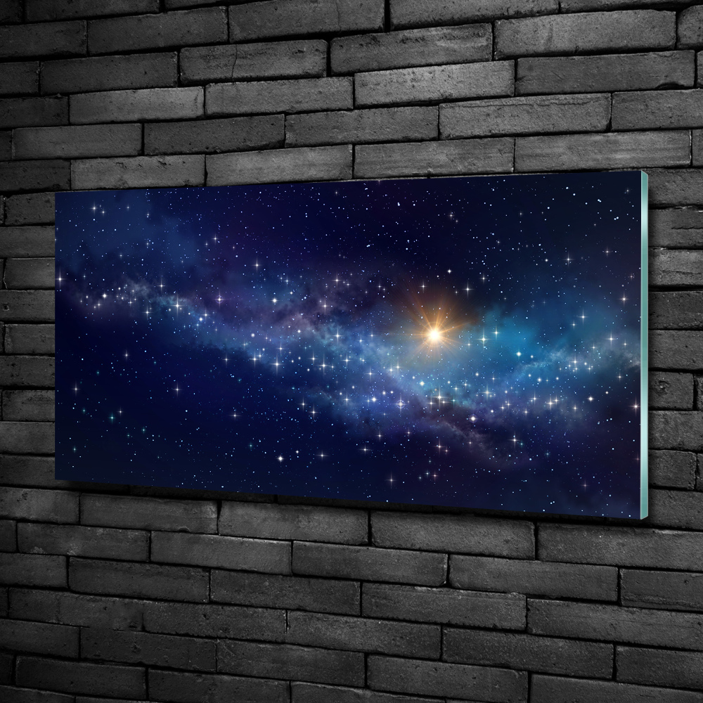 Tableau photo sur verre Galaxie