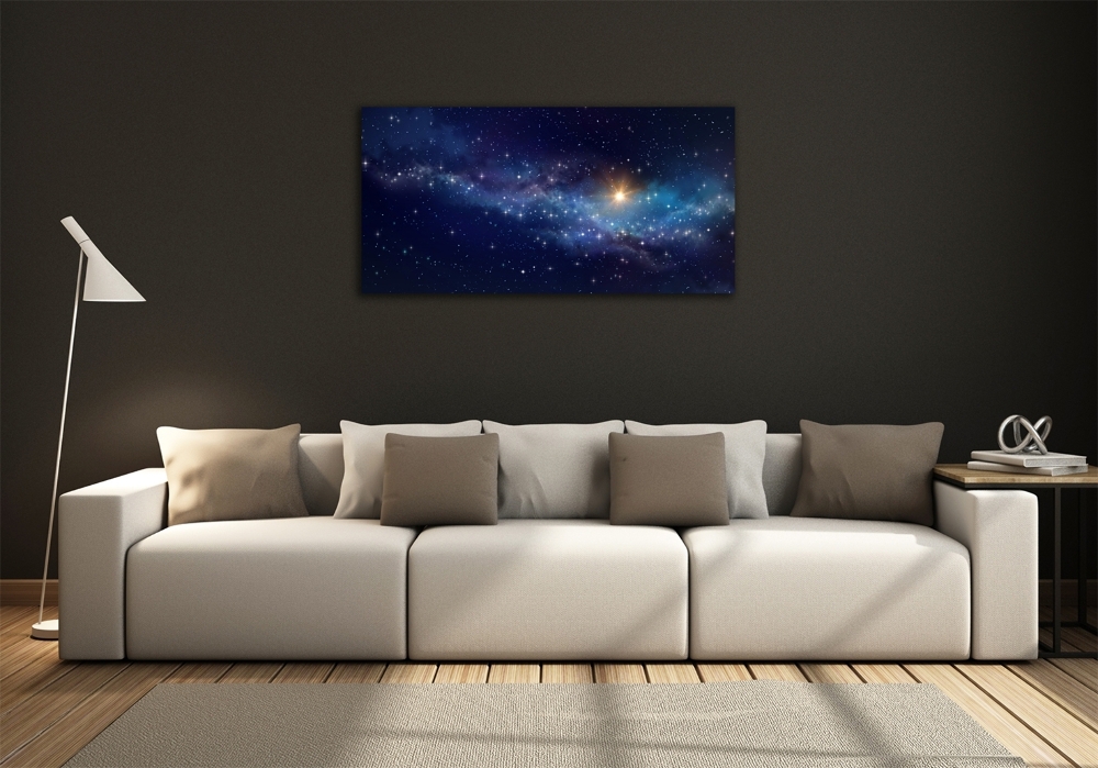 Tableau photo sur verre Galaxie