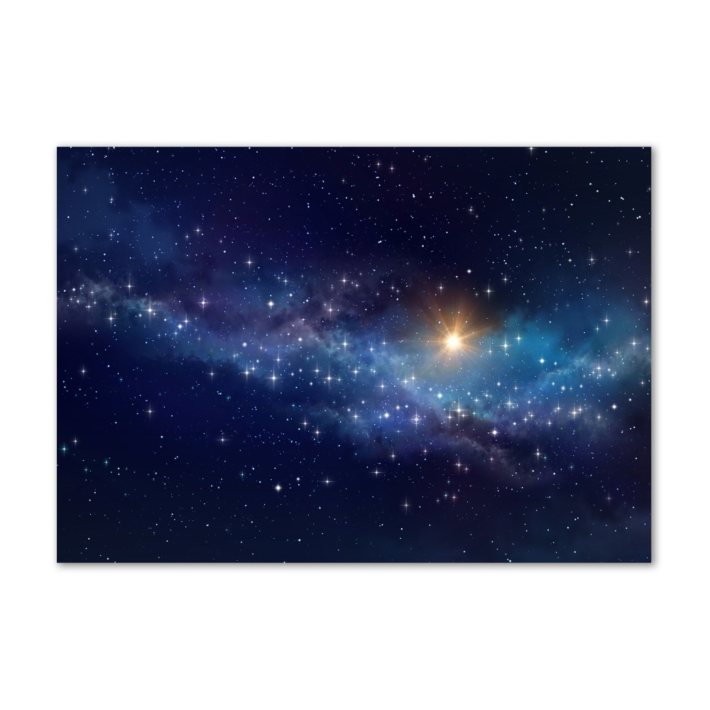 Tableau photo sur verre Galaxie