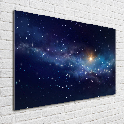 Tableau photo sur verre Galaxie