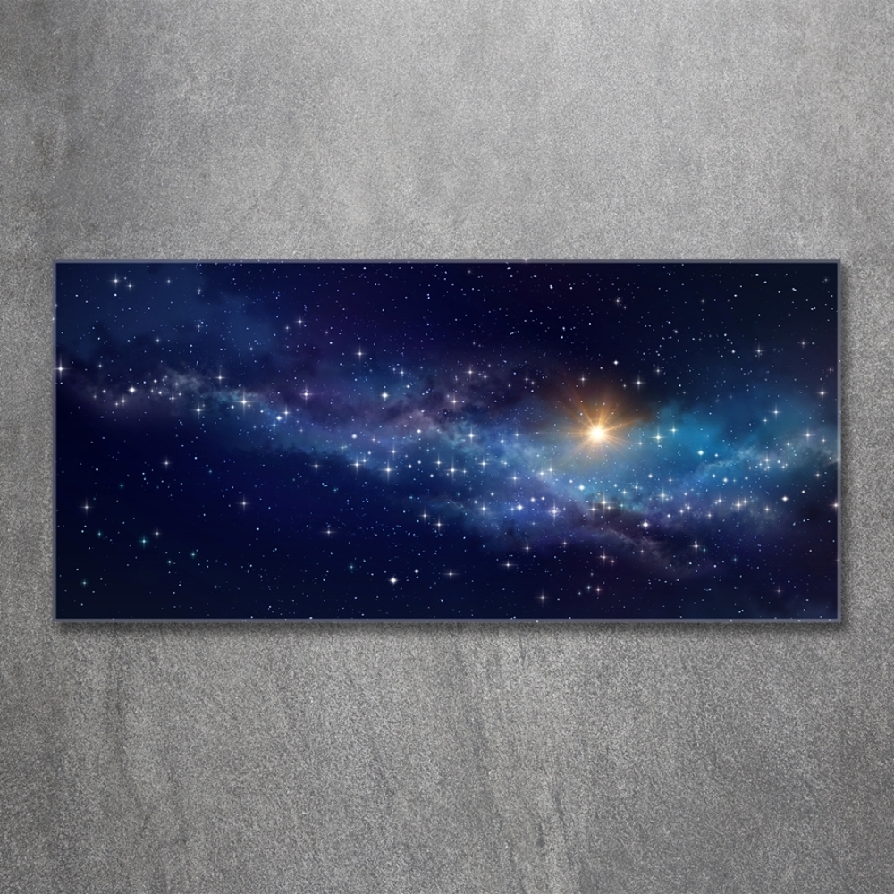 Tableau photo sur verre Galaxie