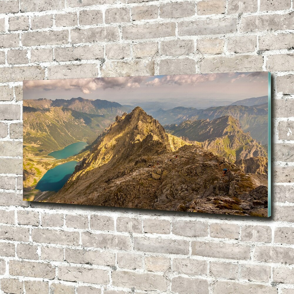 Tableau verre imprimé Oeil moral Tatras