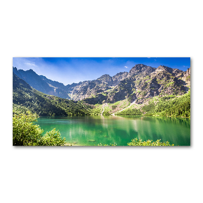 Tableau photo sur verre Oeil moral Tatras