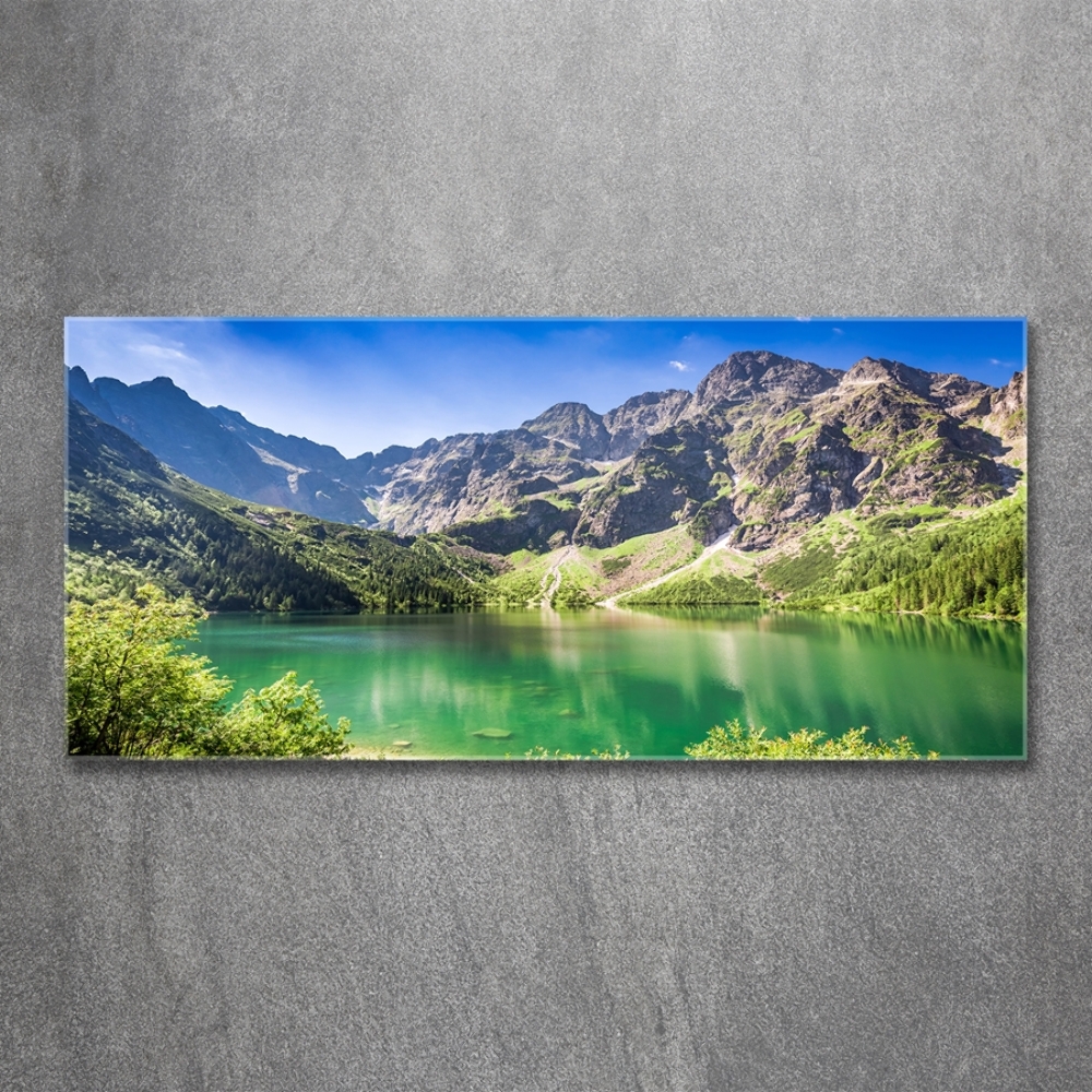 Tableau photo sur verre Oeil moral Tatras