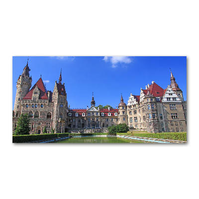 Tableau imprimé sur verre Château de Moszna Pologne