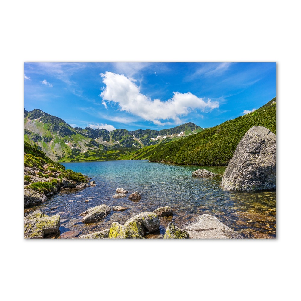 Tableau sur verre Vallée des Tatras