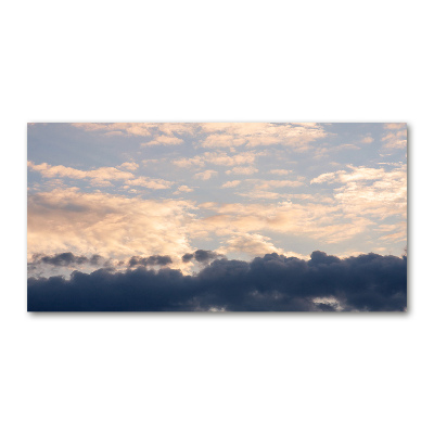 Tableau en verre Les nuages dans le ciel