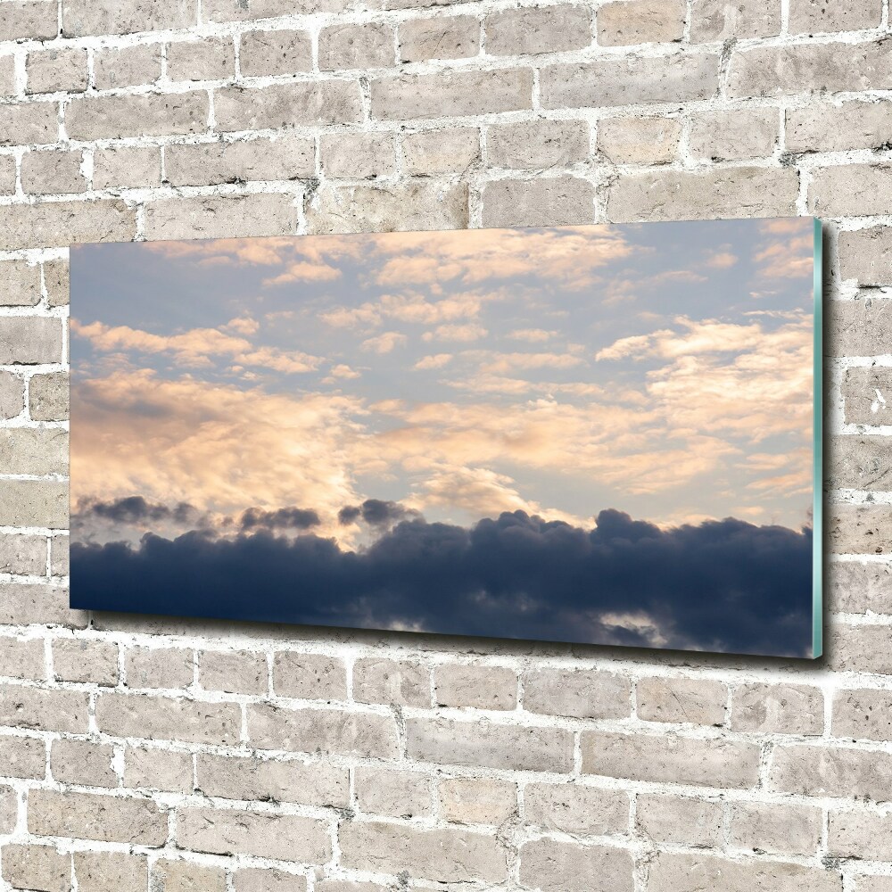 Tableau en verre Les nuages dans le ciel