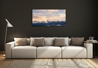 Tableau en verre Les nuages dans le ciel