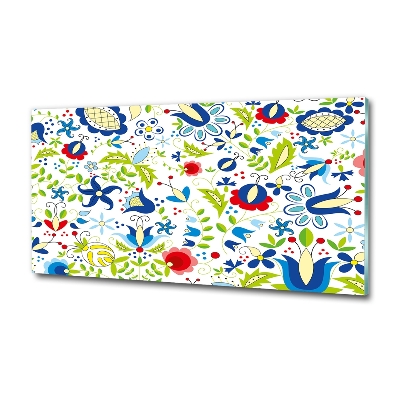 Tableau en verre Motif ethnique